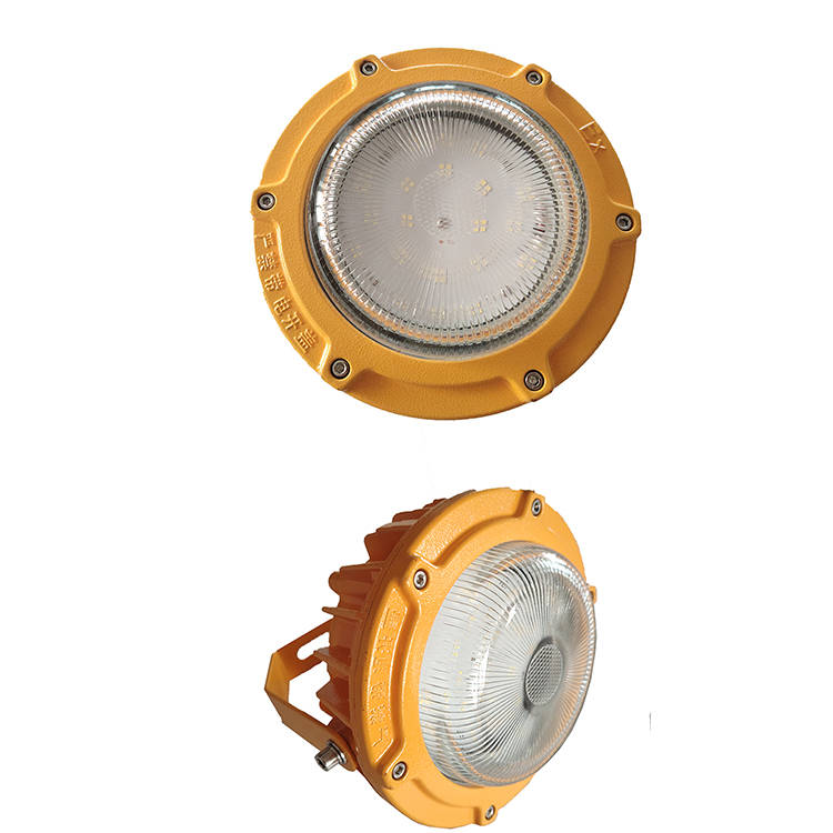 led防爆灯仓库煤矿化工油库加油站特种照明隔爆型50w防爆投光灯